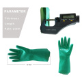 Chemical Proof Green Nitrile Work Protective Gloves